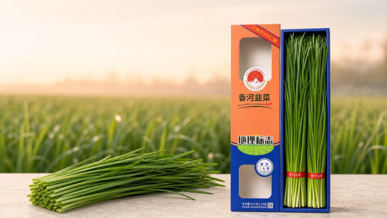 香河韭菜地理标志礼盒